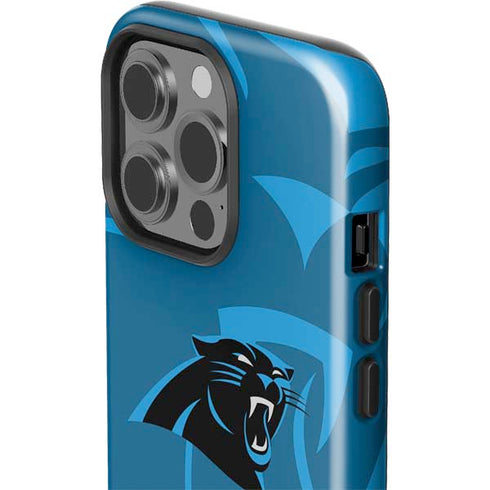 NFL Carolina Panthers Double Vision iPhone 14 Pro Impact Case