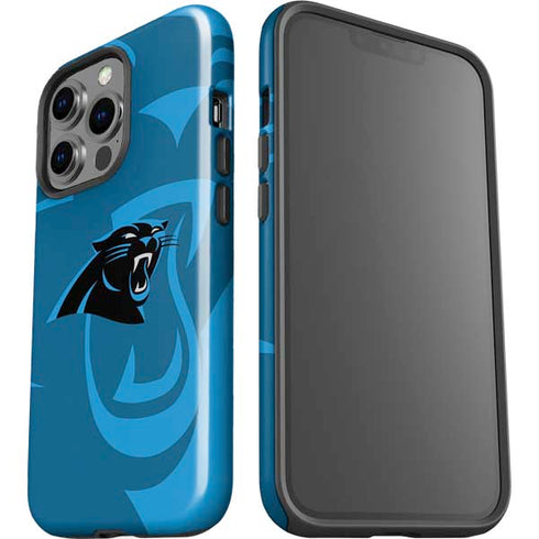 NFL Carolina Panthers Double Vision iPhone 14 Pro Impact Case