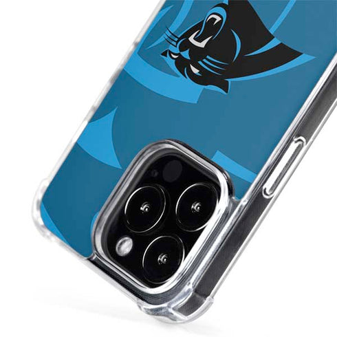 NFL Carolina Panthers Double Vision iPhone 14 Pro MagSafe Case