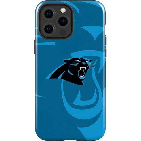 NFL Carolina Panthers Double Vision iPhone 14 Pro Max Impact Case