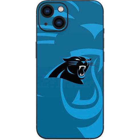 NFL Carolina Panthers Double Vision iPhone 14 Skin