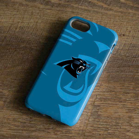 NFL Carolina Panthers Double Vision iPhone 8 Pro Case