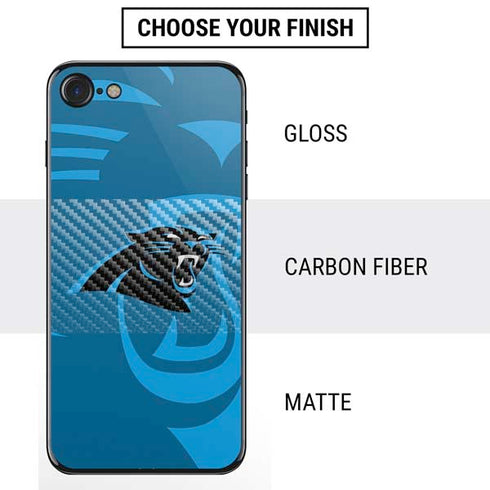 NFL Carolina Panthers Double Vision iPhone SE (2nd & 3rd Gen) Skin
