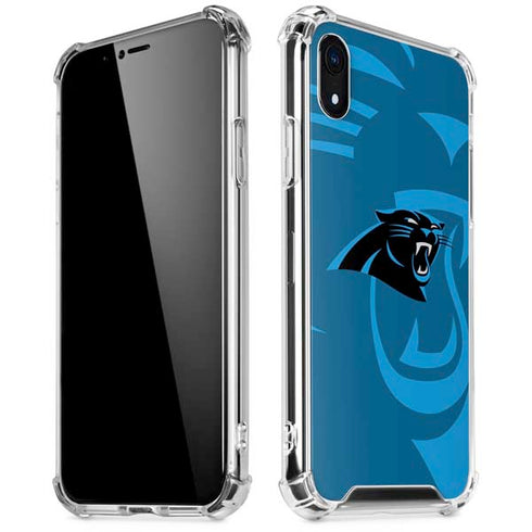 NFL Carolina Panthers Double Vision iPhone XR Clear Case