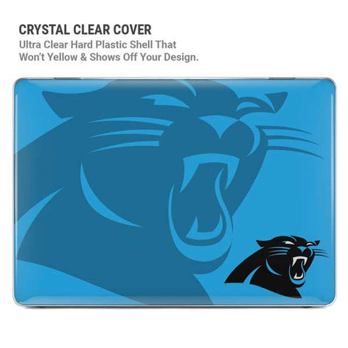 NFL Carolina Panthers Double Vision MacBook Pro 16in (2021-25) Case plus Skin