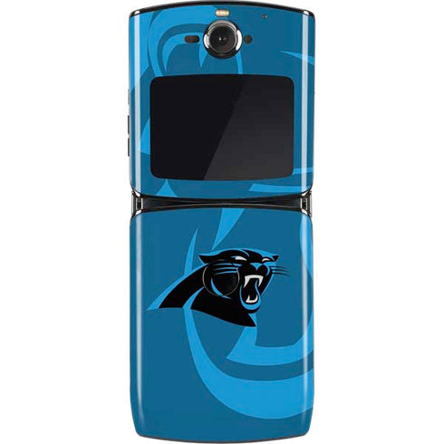 NFL Carolina Panthers Double Vision Motorola RAZR Skin