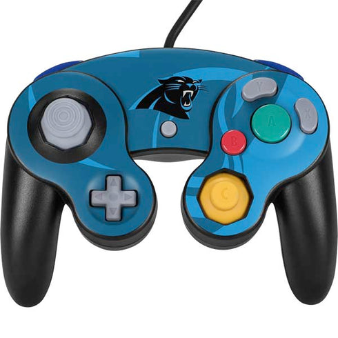 NFL Carolina Panthers Double Vision Nintendo GameCube Controller Skin