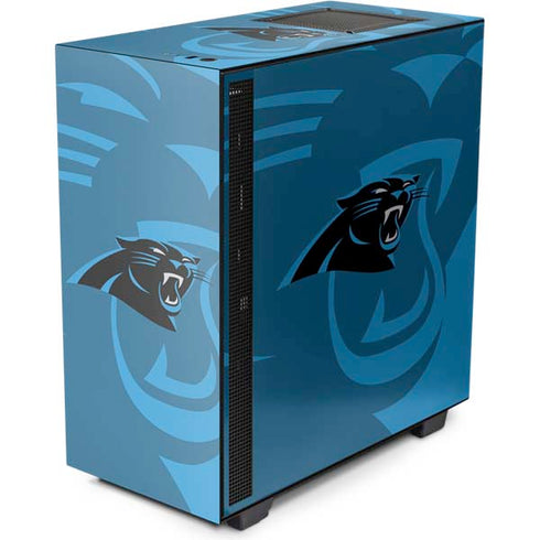 NFL Carolina Panthers Double Vision NZXT H510 Compact ATX Mid-Tower Case Skin