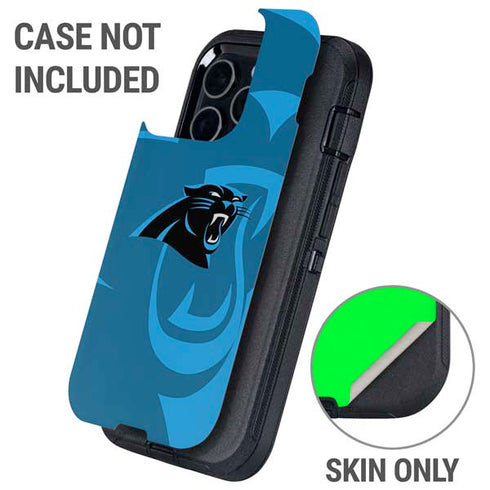 NFL Carolina Panthers Double Vision Otterbox Defender iPhone Skin