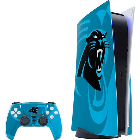 NFL Carolina Panthers Double Vision PS5 Bundle Skin