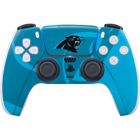 NFL Carolina Panthers Double Vision PS5 Controller Skin