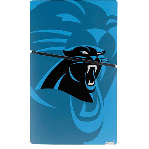 NFL Carolina Panthers Double Vision PS5 Slim Digital Edition Bundle Skin