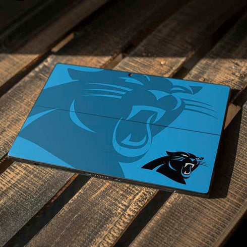 NFL Carolina Panthers Double Vision Surface Pro 7 Skin
