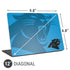 NFL Carolina Panthers Double Vision Universal Laptop 12in (9.8 x 6.8in) Skin