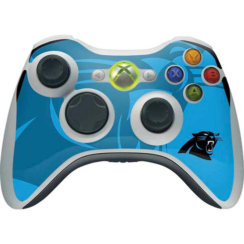 NFL Carolina Panthers Double Vision Xbox 360 Wireless Controller Skin