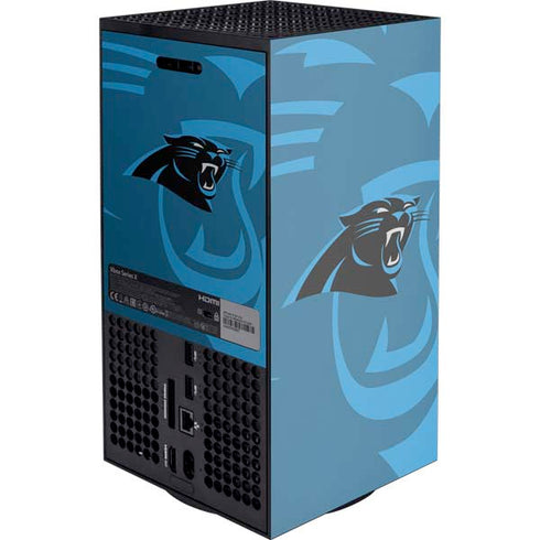 NFL Carolina Panthers Double Vision Xbox Series X Console Skin