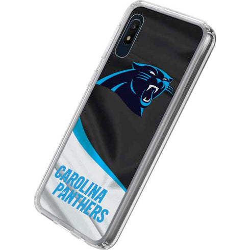 NFL Carolina Panthers Galaxy A10e Clear Case