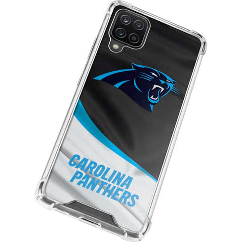 NFL Carolina Panthers Galaxy A12 Clear Case