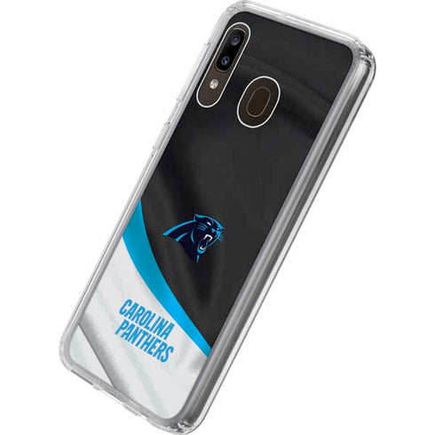 NFL Carolina Panthers Galaxy A20 Clear Case