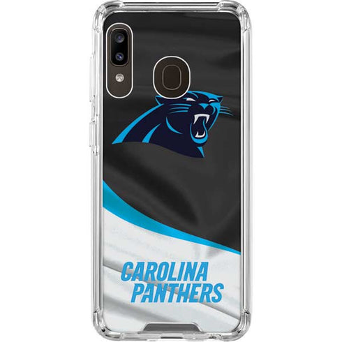 NFL Carolina Panthers Galaxy A30 Clear Case