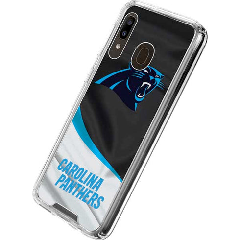 NFL Carolina Panthers Galaxy A30 Clear Case