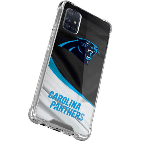 NFL Carolina Panthers Galaxy A71 5G Clear Case
