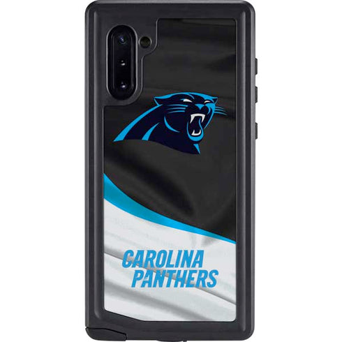 NFL Carolina Panthers Galaxy Note 10 Waterproof Case