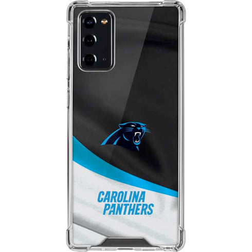 NFL Carolina Panthers Galaxy Note20 5G Clear Case