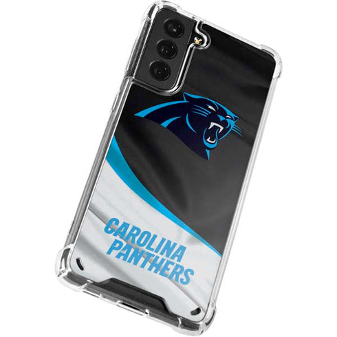 NFL Carolina Panthers Galaxy S21 5G Clear Case