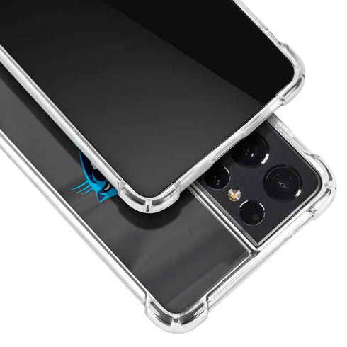 NFL Carolina Panthers Galaxy S21 Ultra 5G Clear Case