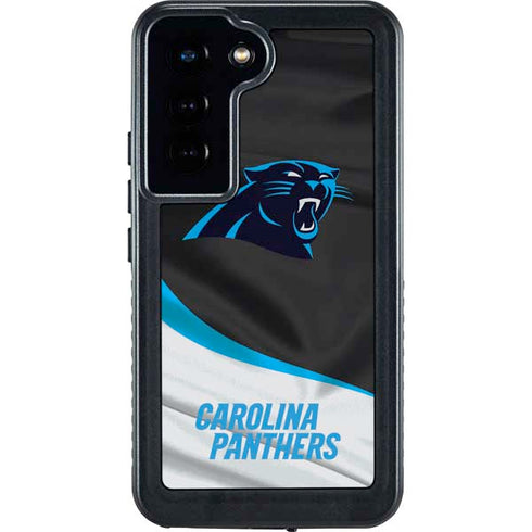 NFL Carolina Panthers Galaxy S23 Waterproof Case