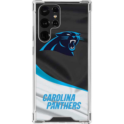 NFL Carolina Panthers Galaxy S24 Ultra Clear Case