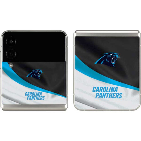 NFL Carolina Panthers Galaxy Z Flip3 5G Skin