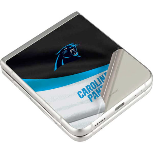 NFL Carolina Panthers Galaxy Z Flip3 5G Skin