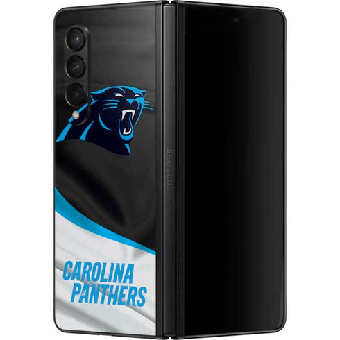 NFL Carolina Panthers Galaxy Z Fold3 5G Skin