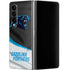 NFL Carolina Panthers Galaxy Z Fold4 5G Skin