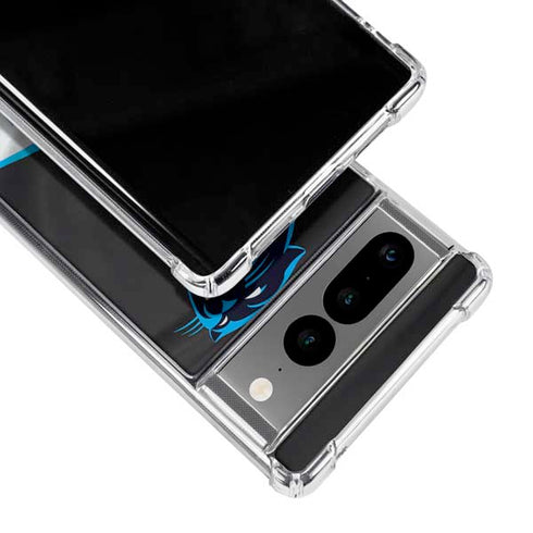 NFL Carolina Panthers Google Pixel 7 Pro Clear Case