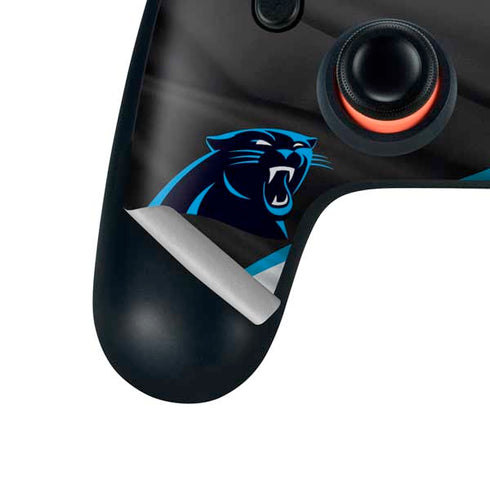 NFL Carolina Panthers Google Stadia Controller Skin