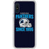 NFL Carolina Panthers Helmet Galaxy A10e Clear Case