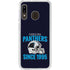 NFL Carolina Panthers Helmet Galaxy A20 Clear Case