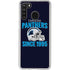 NFL Carolina Panthers Helmet Galaxy A21 Clear Case