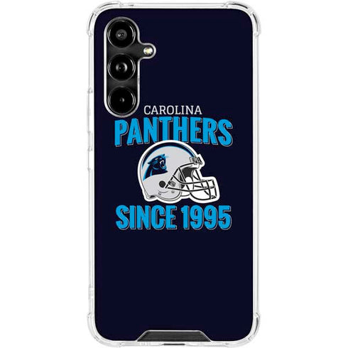 NFL Carolina Panthers Helmet Galaxy A54 5G Clear Case