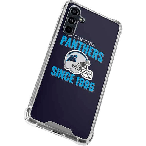 NFL Carolina Panthers Helmet Galaxy A54 5G Clear Case