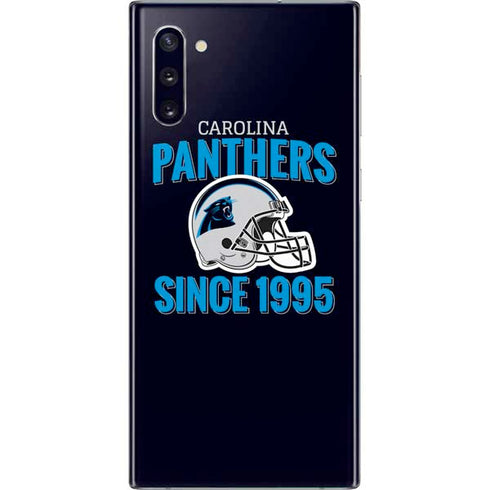 NFL Carolina Panthers Helmet Galaxy Note 10 Skin