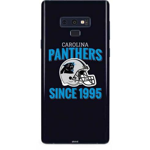 NFL Carolina Panthers Helmet Galaxy Note 9 Skin