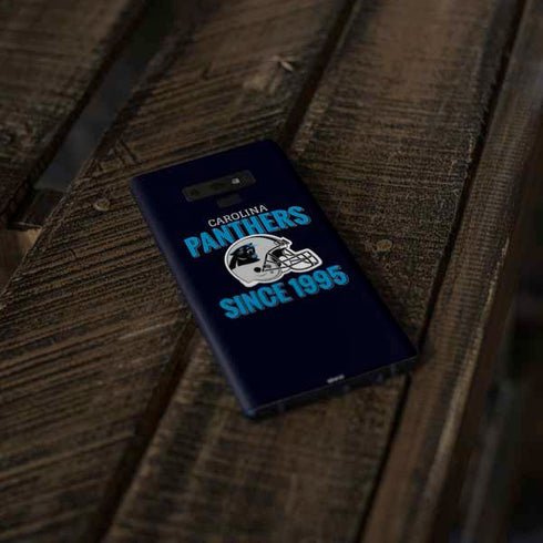 NFL Carolina Panthers Helmet Galaxy Note 9 Skin