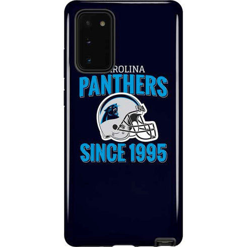 NFL Carolina Panthers Helmet Galaxy Note20 5G Pro Case