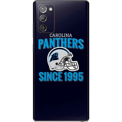 NFL Carolina Panthers Helmet Galaxy Note20 5G Skin
