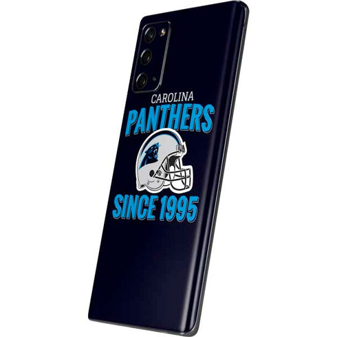 NFL Carolina Panthers Helmet Galaxy Note20 5G Skin