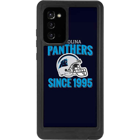 NFL Carolina Panthers Helmet Galaxy Note20 5G Waterproof Case
